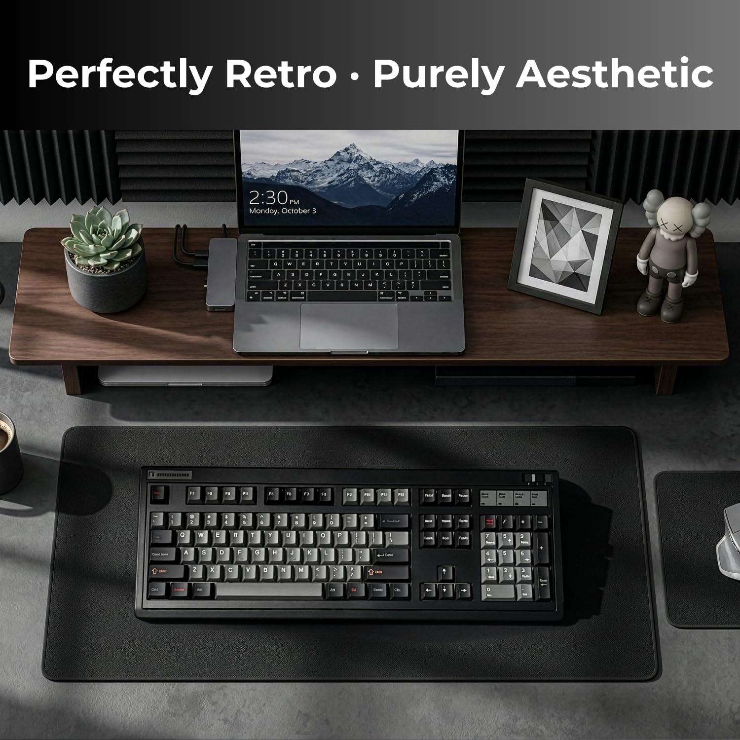 Amazon.com: FL·ESPORTS OG104 Retro Tri-Mode Mechanical Keyboard